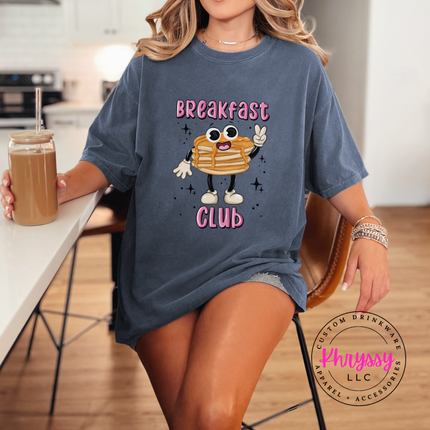 Breakfast Club Retro Pancake Tee | Cute Funny Gift for Her