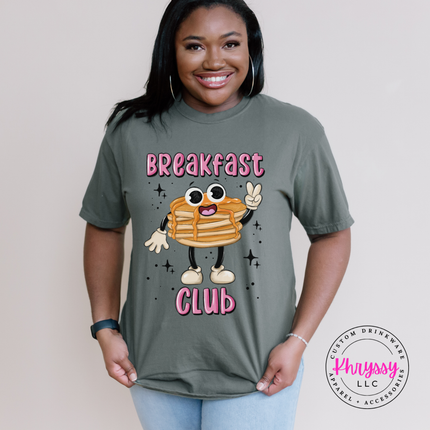 Breakfast Club Retro Pancake Tee | Cute Funny Gift for Her