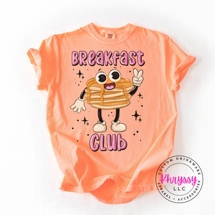 Breakfast Club Retro Pancake Tee | Cute Funny Gift for Her