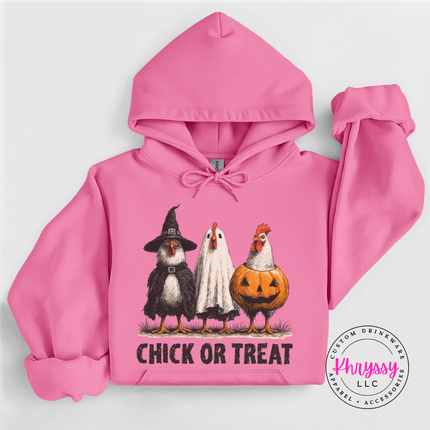 Azalea hoodie with the funny chickens in Halloween costumes design