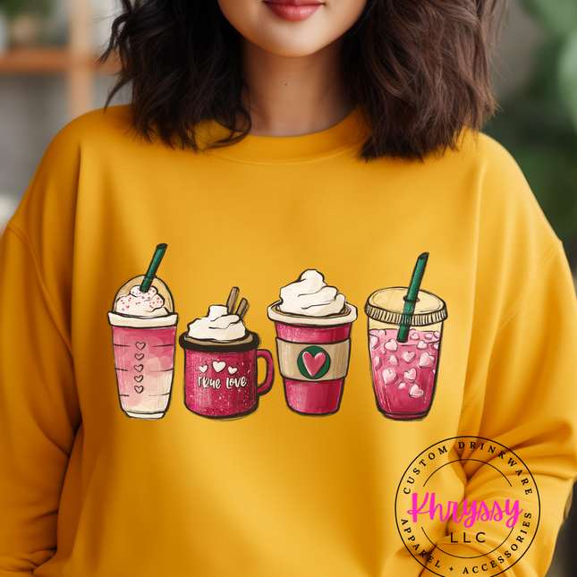 Caffeine Couture: Unisex 'Love Brewed' Coffee Mug Shirt