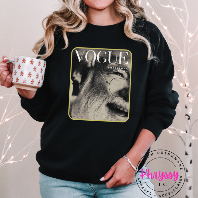 Posh Christmas Edition Unisex Sweatshirt - Santa Claus Fashion Graphic - Holiday Apparel - Cozy Winter Gift
