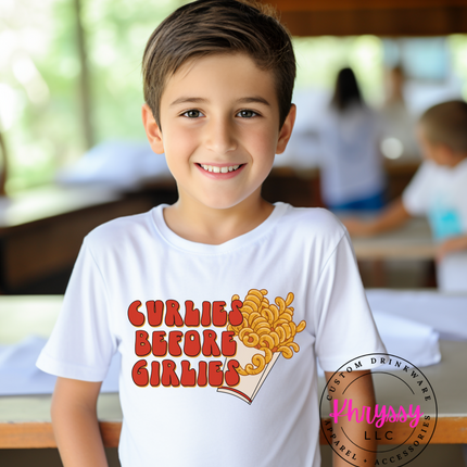 Curlies Before Girlies Unisex Shirt