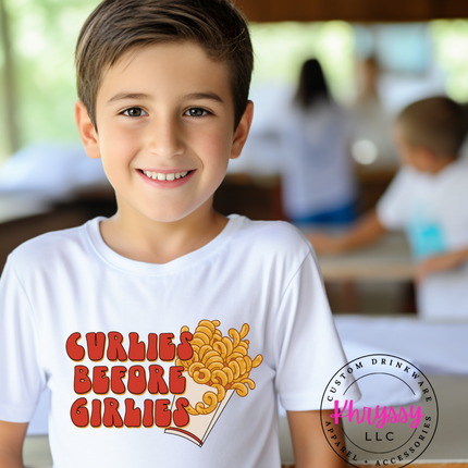 Curlies Before Girlies Unisex Shirt