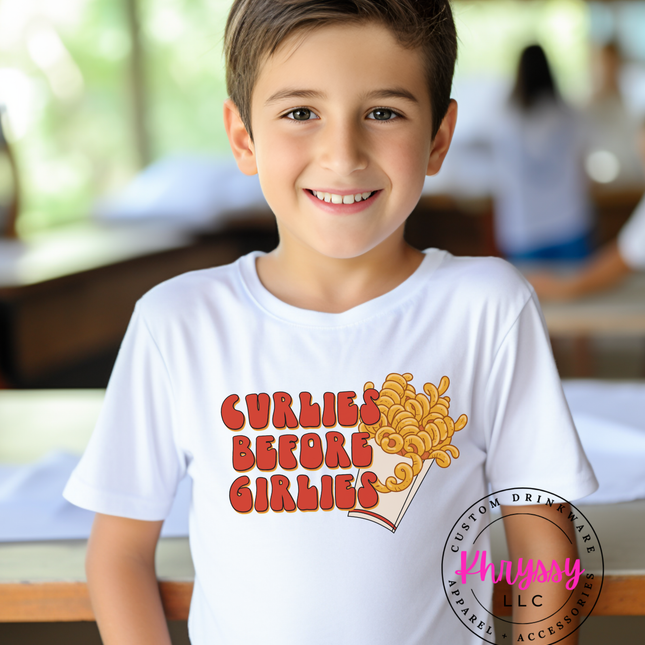 Curlies Before Girlies Unisex Shirt