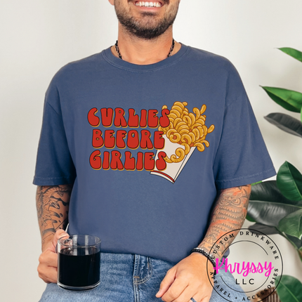 Curlies Before Girlies Unisex Shirt