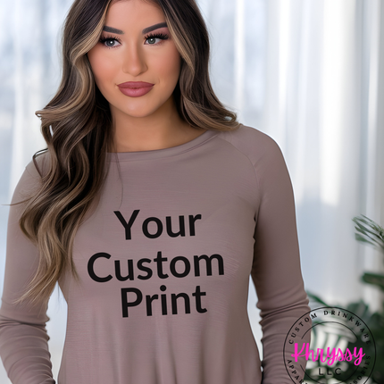 Adult Bella+Canvas Custom Canvas Print- Express Your Unique Style