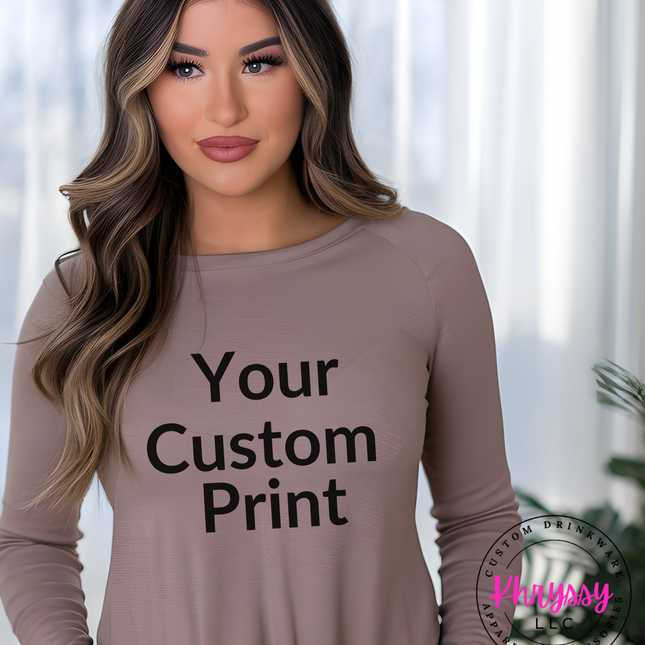 Adult Bella+Canvas Custom Canvas Print- Express Your Unique Style