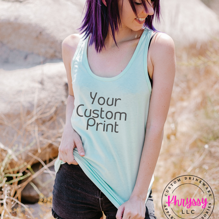 Adult Next Level Custom Racerback Tank