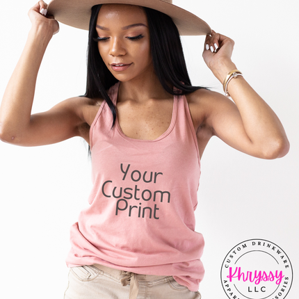 Adult Next Level Custom Racerback Tank