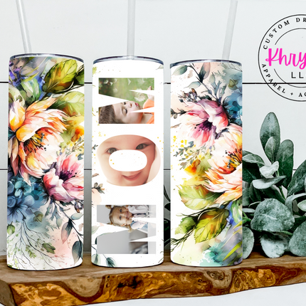 Custom Mom Photo Tumbler