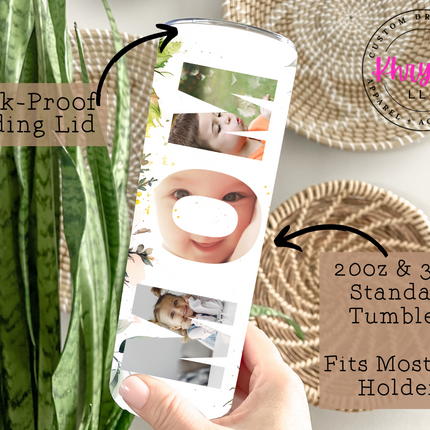 Custom Mom Photo Tumbler