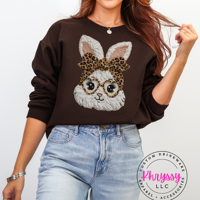 Leopard Print Bunny T-Shirt – Easter Graphic Apparel