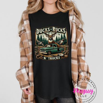 Ducks Bucks N Trucks — Outdoorsman Hunting Statement