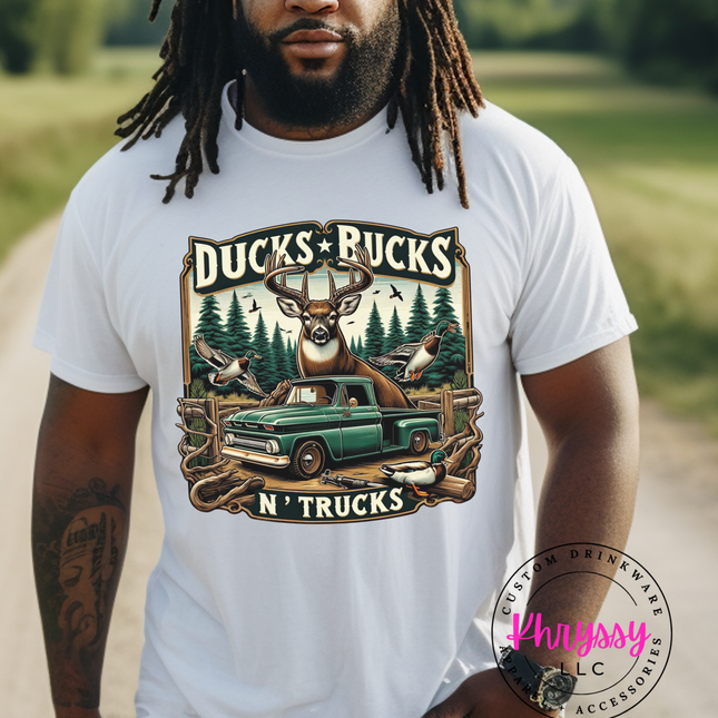 Ducks Bucks N Trucks — Outdoorsman Hunting Statement