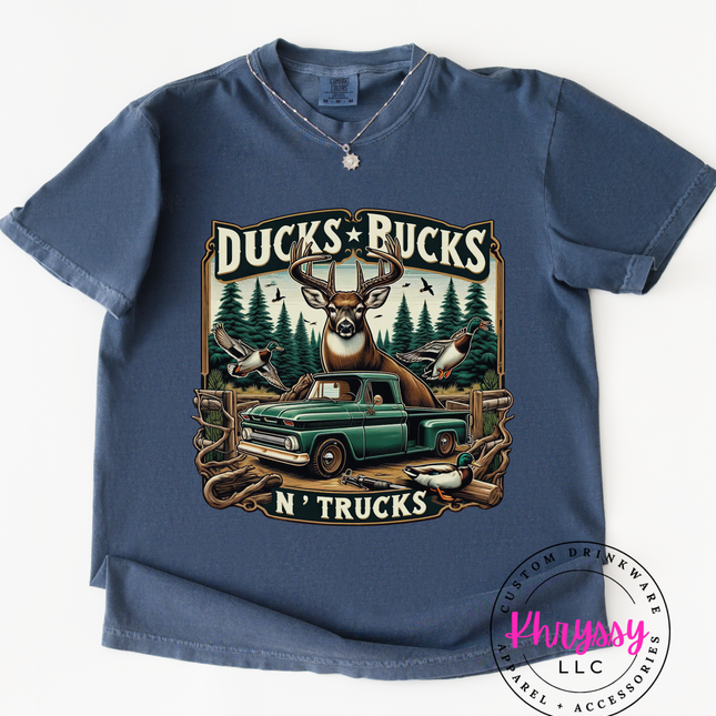 Ducks Bucks N Trucks — Outdoorsman Hunting Statement