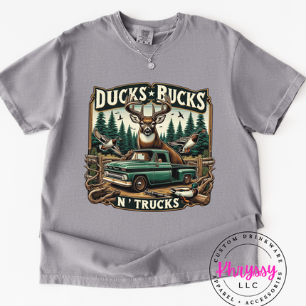 Ducks Bucks N Trucks — Outdoorsman Hunting Statement