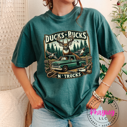 Ducks Bucks N Trucks — Outdoorsman Hunting Statement