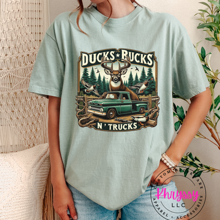 Ducks Bucks N Trucks — Outdoorsman Hunting Statement