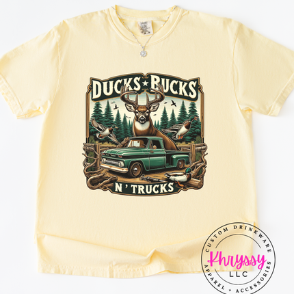 Ducks Bucks N Trucks — Outdoorsman Hunting Statement