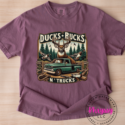Ducks Bucks N Trucks — Outdoorsman Hunting Statement