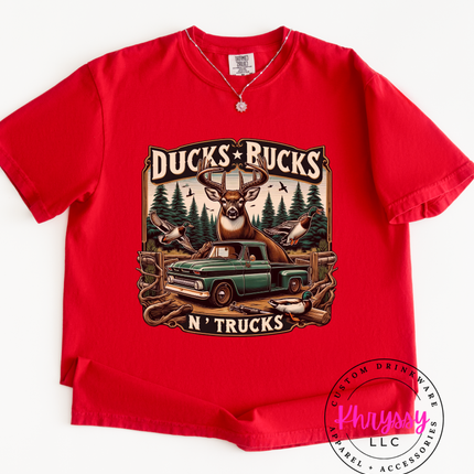 Ducks Bucks N Trucks — Outdoorsman Hunting Statement