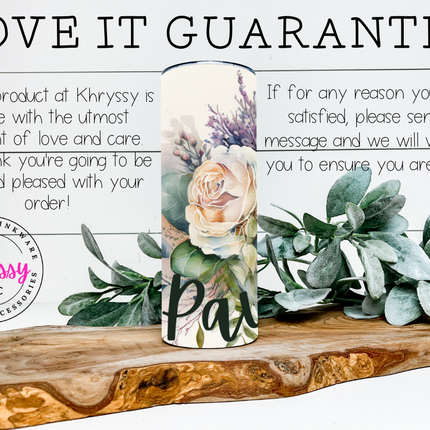 Enchanted Bouquet 20oz Tumbler with Straw