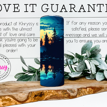 Silent Majesty Elk Shadow 20oz Tumbler with Straw