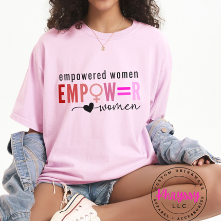 Empowered Women — EMPW=R Bold Message
