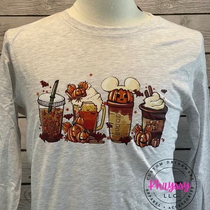 READY TO SHIP: Pumpkin Mouse Latte Unisex Shirt