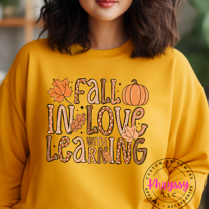 Fall in Love With Learning Unisex Shirt