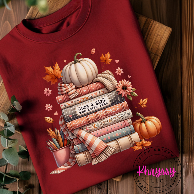 Just A Girl Who Loves Books Unisex Shirt