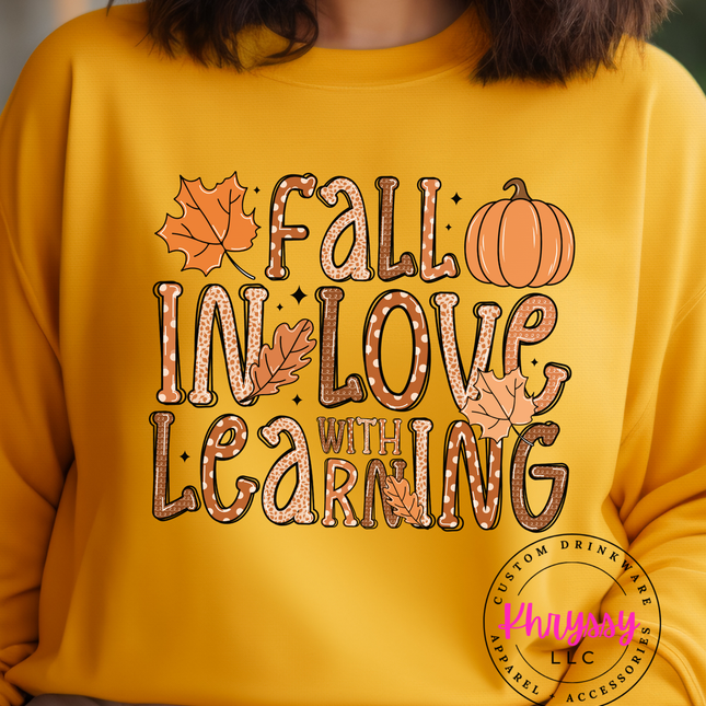 Fall in Love With Learning Unisex Shirt