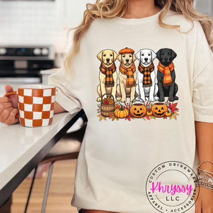 Fall Labrador Tee - Unisex Autumn Shirt