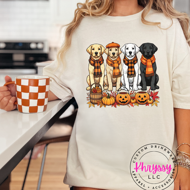 Fall Labrador Tee - Unisex Autumn Shirt
