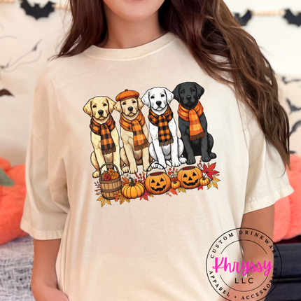 Fall Labrador Tee - Unisex Autumn Shirt