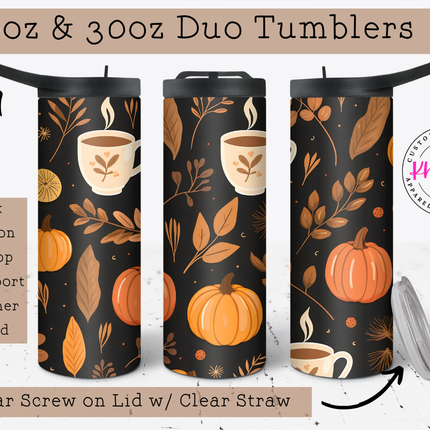 Autumn Elixir 20oz Tumbler with Straw