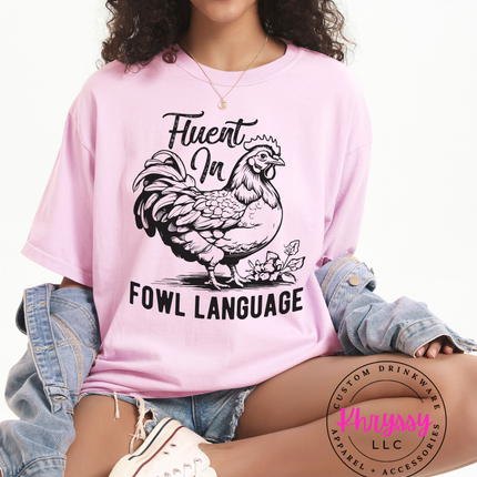 Fluent in Chicken — Floral Farmhouse Statement