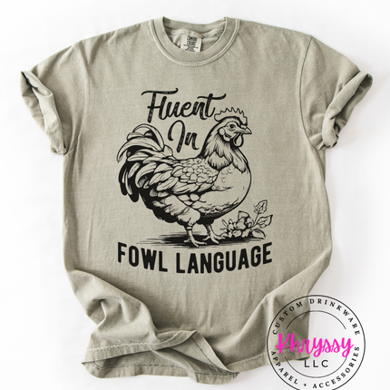 Fluent in Chicken — Floral Farmhouse Statement