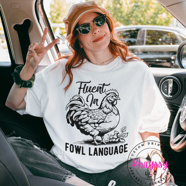 Fluent in Chicken — Floral Farmhouse Statement