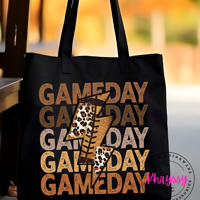 Game Day Canvas Tote Bag