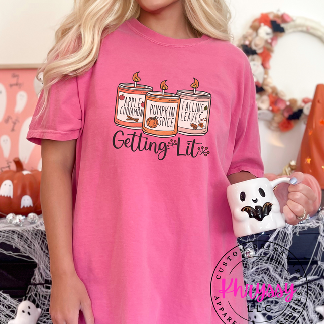 Fall Candle Trio Unisex Shirt