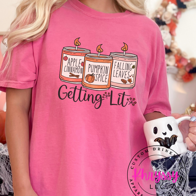 Fall Candle Trio Unisex Shirt