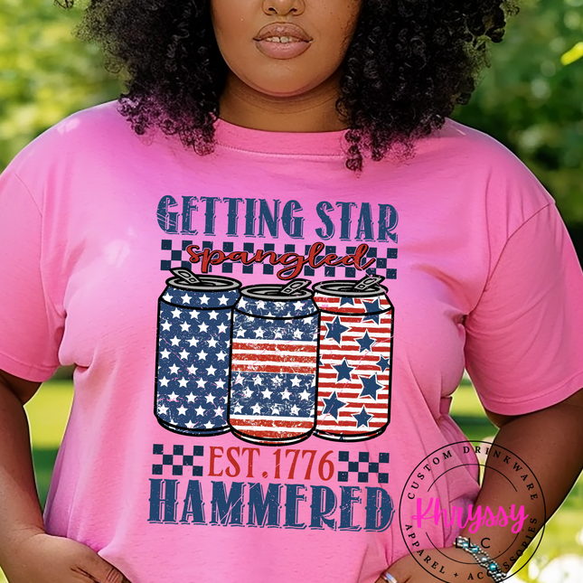 Getting Star Spangled Hammered Unisex Shirt
