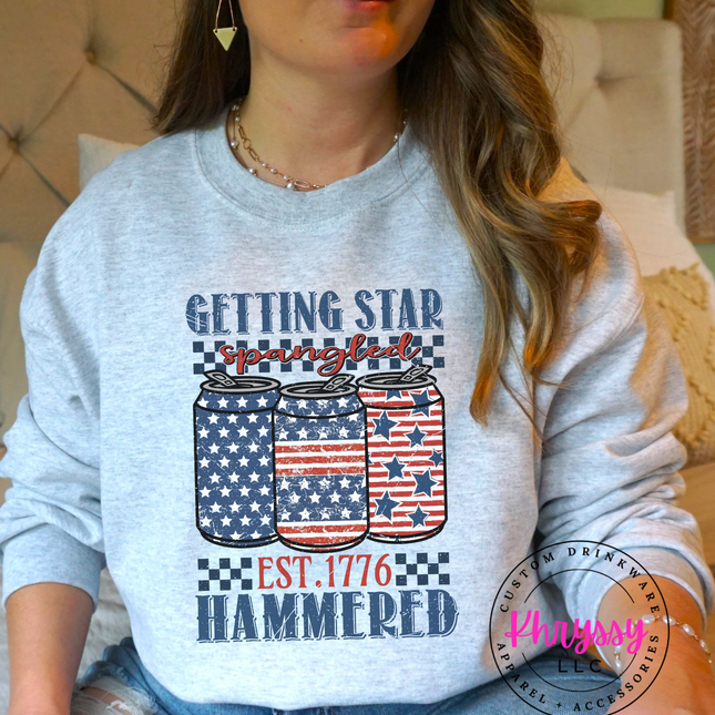 Getting Star Spangled Hammered Unisex Shirt