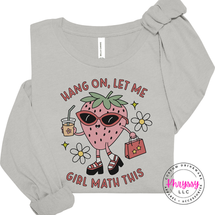 Retro strawberry graphic shown on a Silver colored tee, soft and breathable.