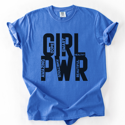 Girl PWR — Bold Pink Female Empowerment Statement