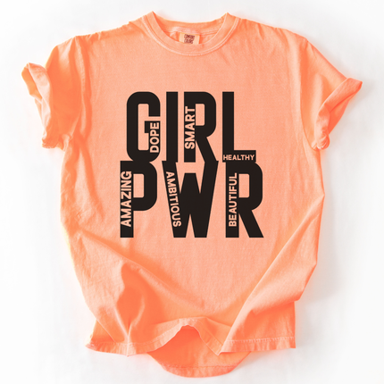 Girl PWR — Bold Pink Female Empowerment Statement