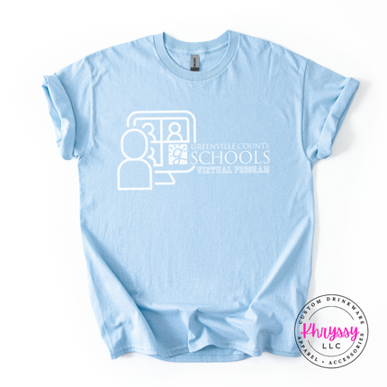 Greenville County Schools Virtual Program Woman's Gildan Scoopneck Shirt