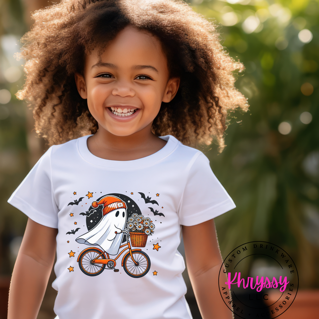 Ghostly Bicycle Adventure Unisex Shirt